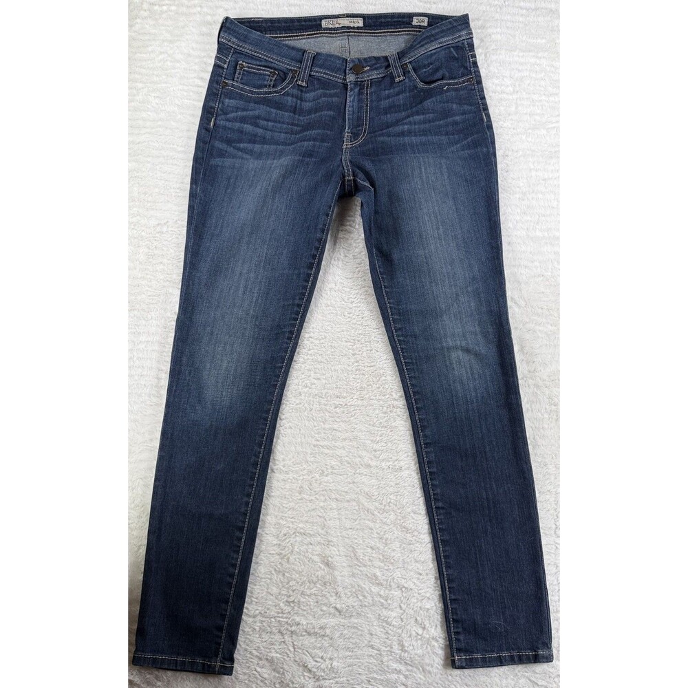 BKE Dakota Jeans 30 x 31.5 Straight Medium Wash Buckle Denim Stretch Y2K